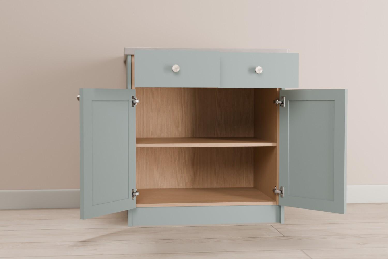 Double Cabinet With Drawers 