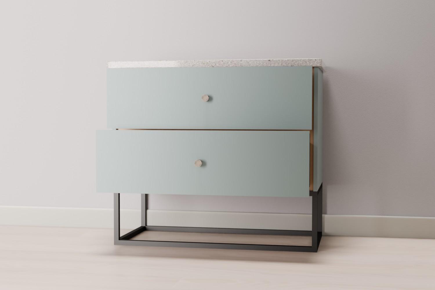  2 Drawer Vanity Unit