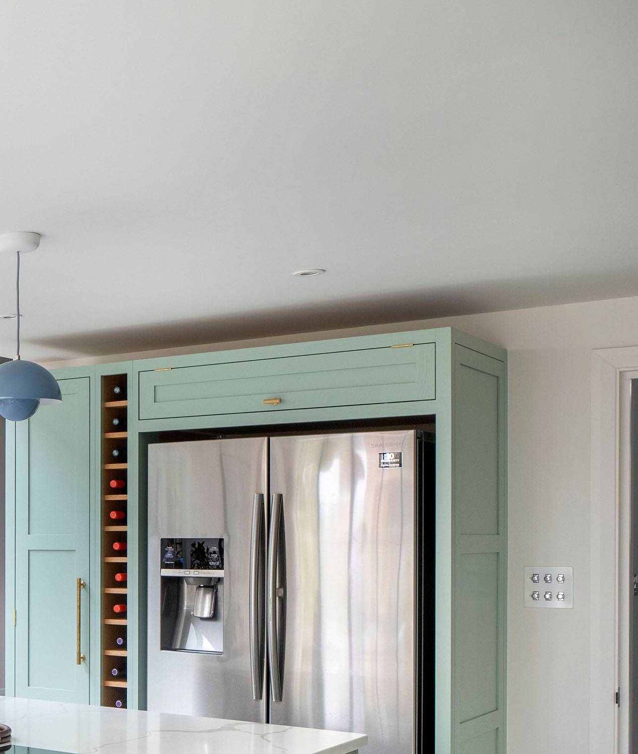 Top Hinged Fridge Top Cabinet