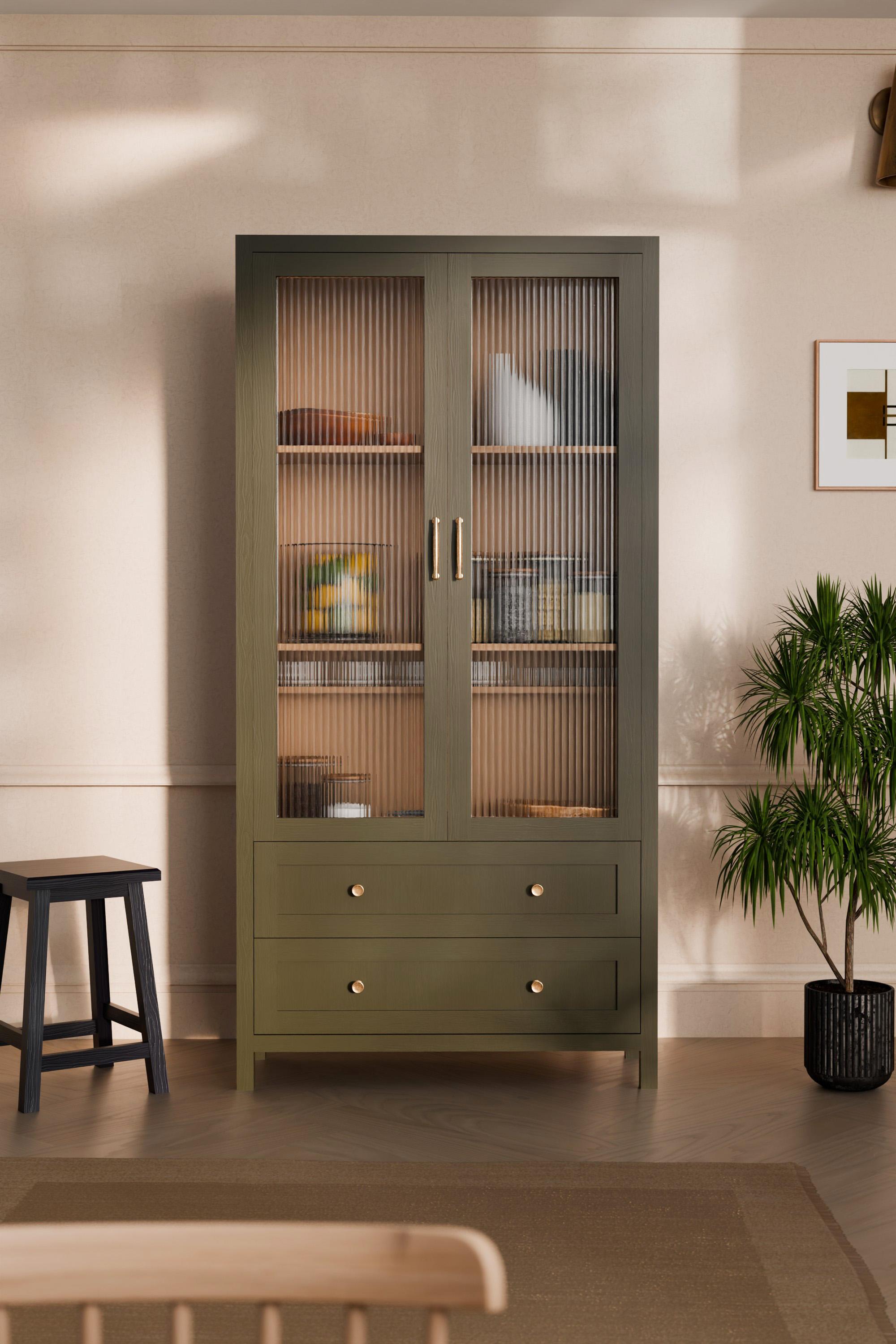 Langham Double Shallow Display Larder