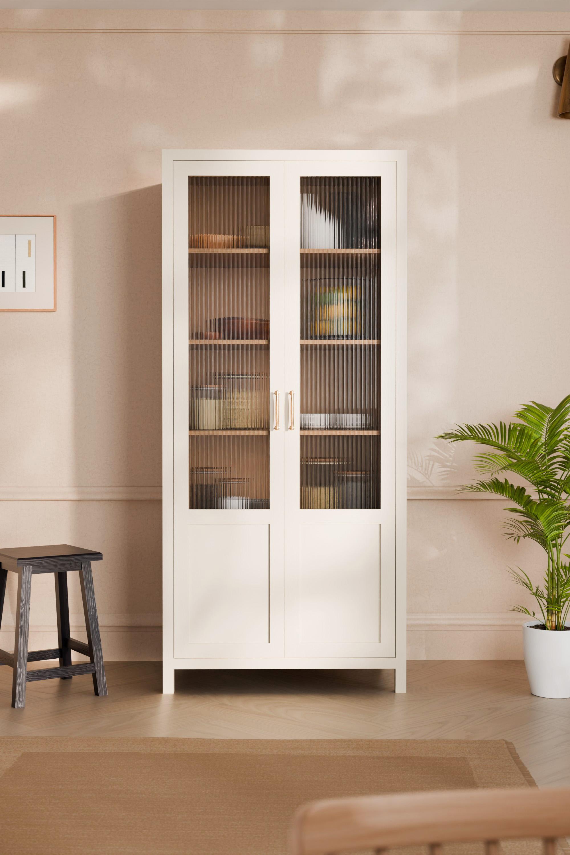 Langham Double Larder with Shelves