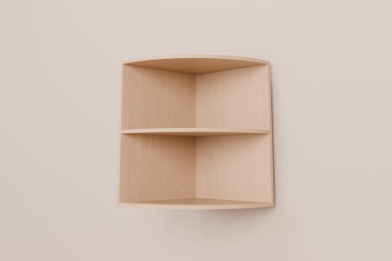 Open Curved Wall Cabinet