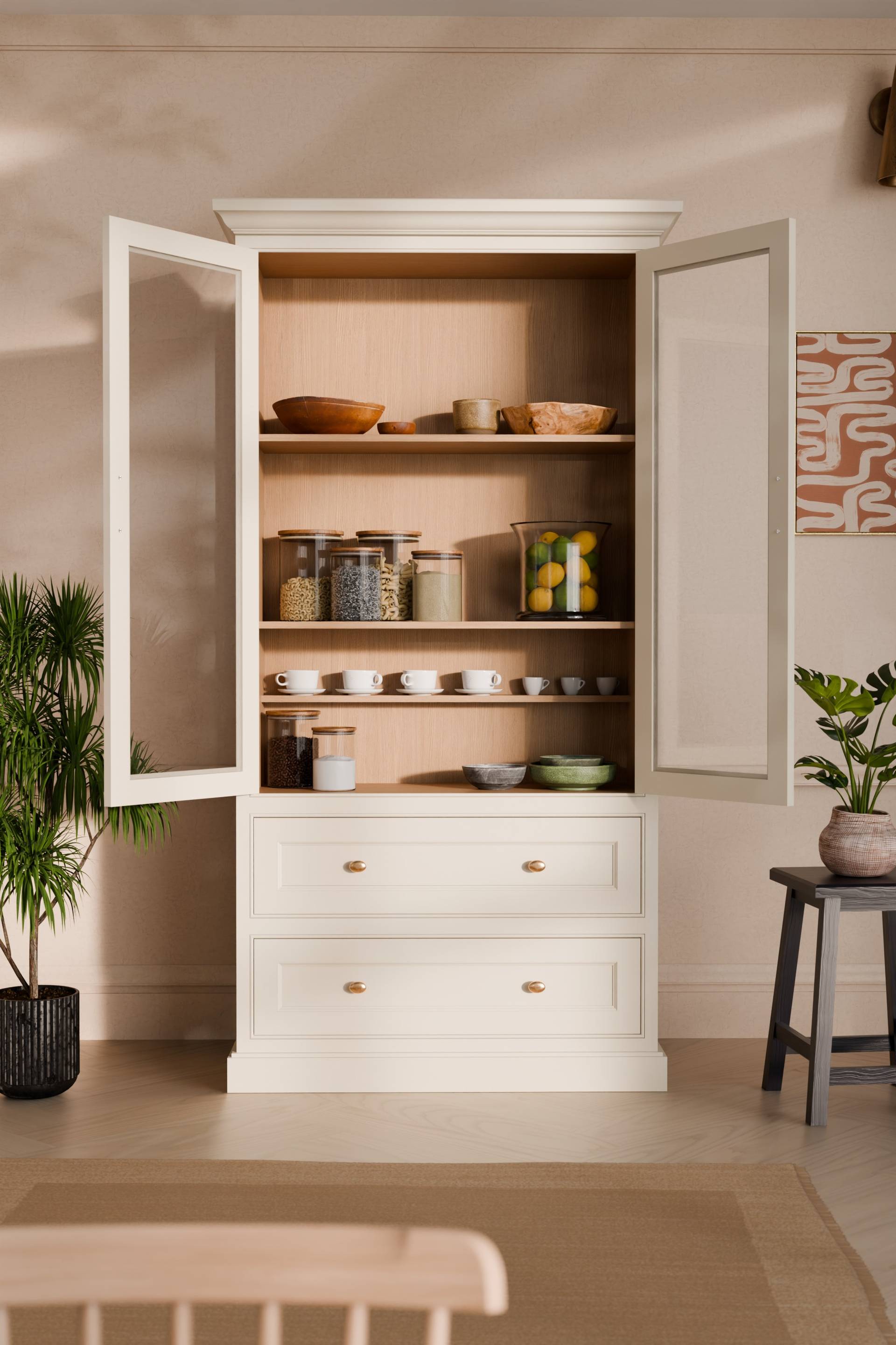 Anmer Double Shallow Display Larder