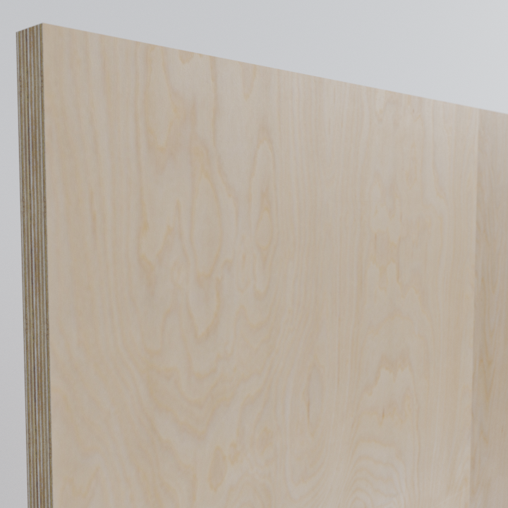 Birch Ply Scandi End Panel