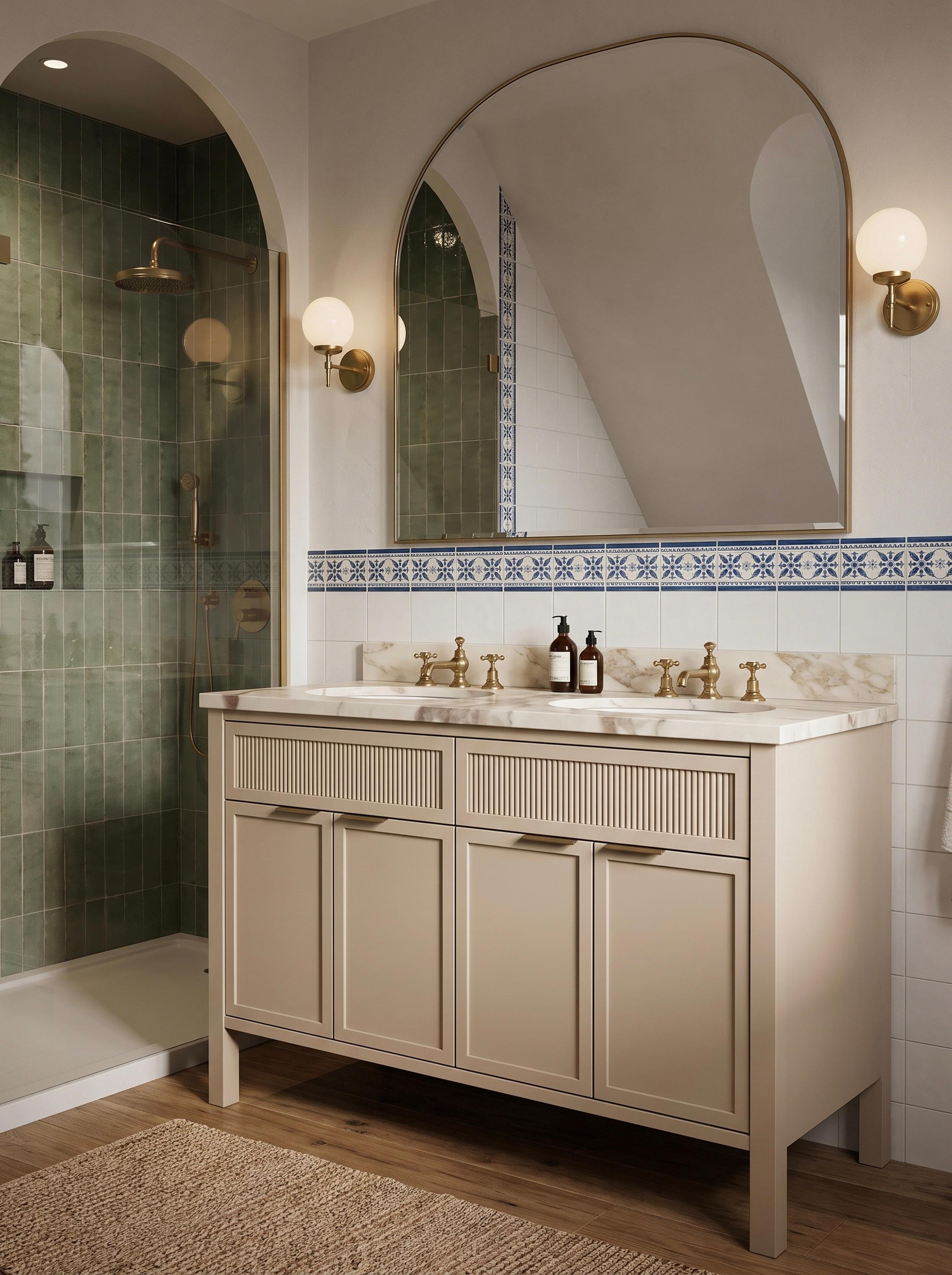 Farringdon Double Basin Neutral Angled