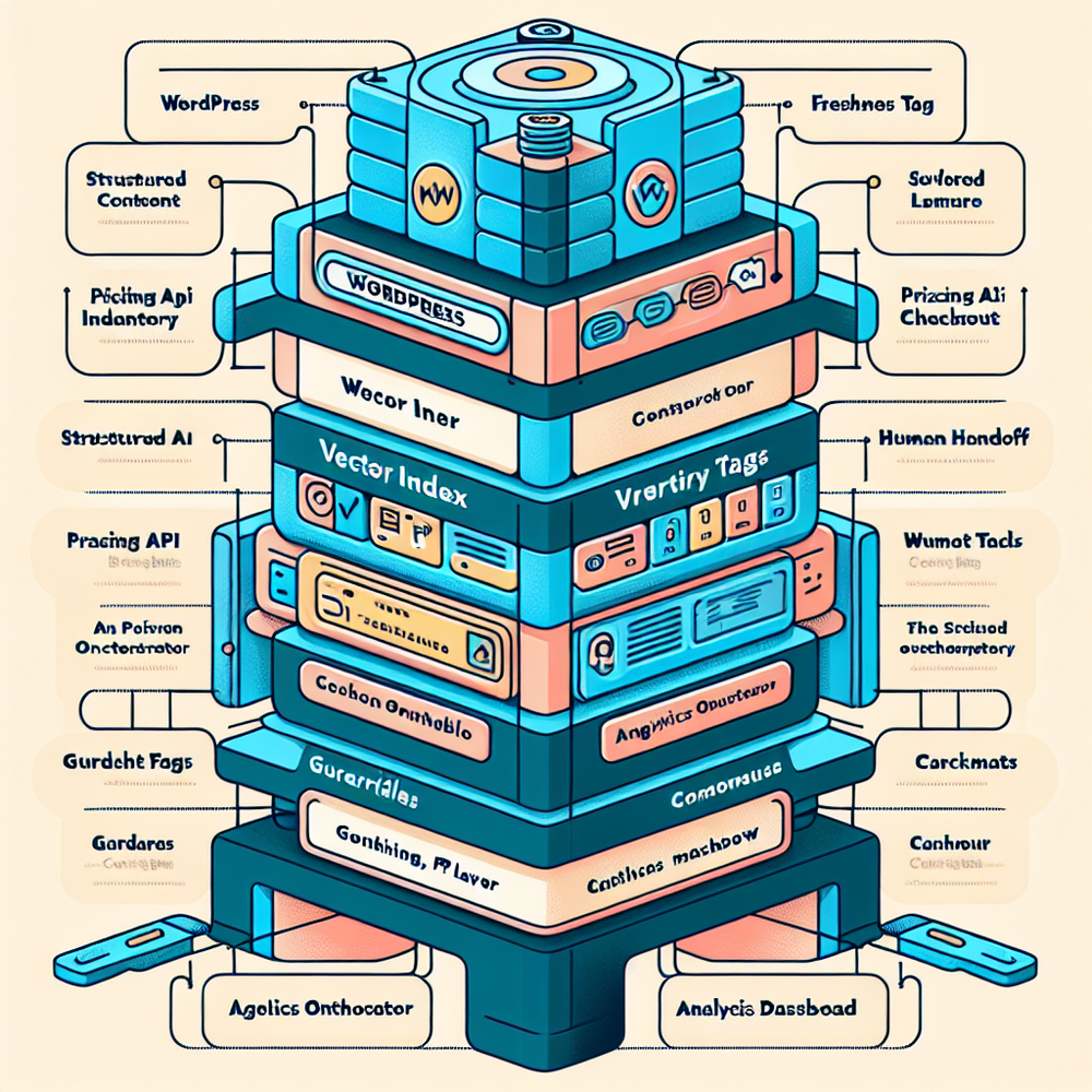 End-to-end architecture showing Brambles.ai connecting CMS content, RAG, and commerce tools for an agent.