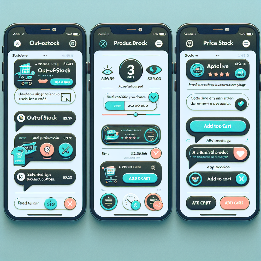 Mobile chat UI showcasing OOS fallback, price change notice, and substitute suggestions.