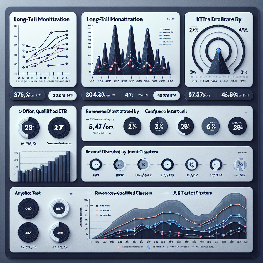 Analytics dashboard with EPS, RPM, offer-qualified CTR, speed metrics, and intent-level revenue performance.