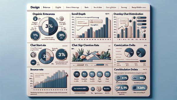 Analytics dashboard visualizing listicle vs. chat journey performance and cannibalization risk.