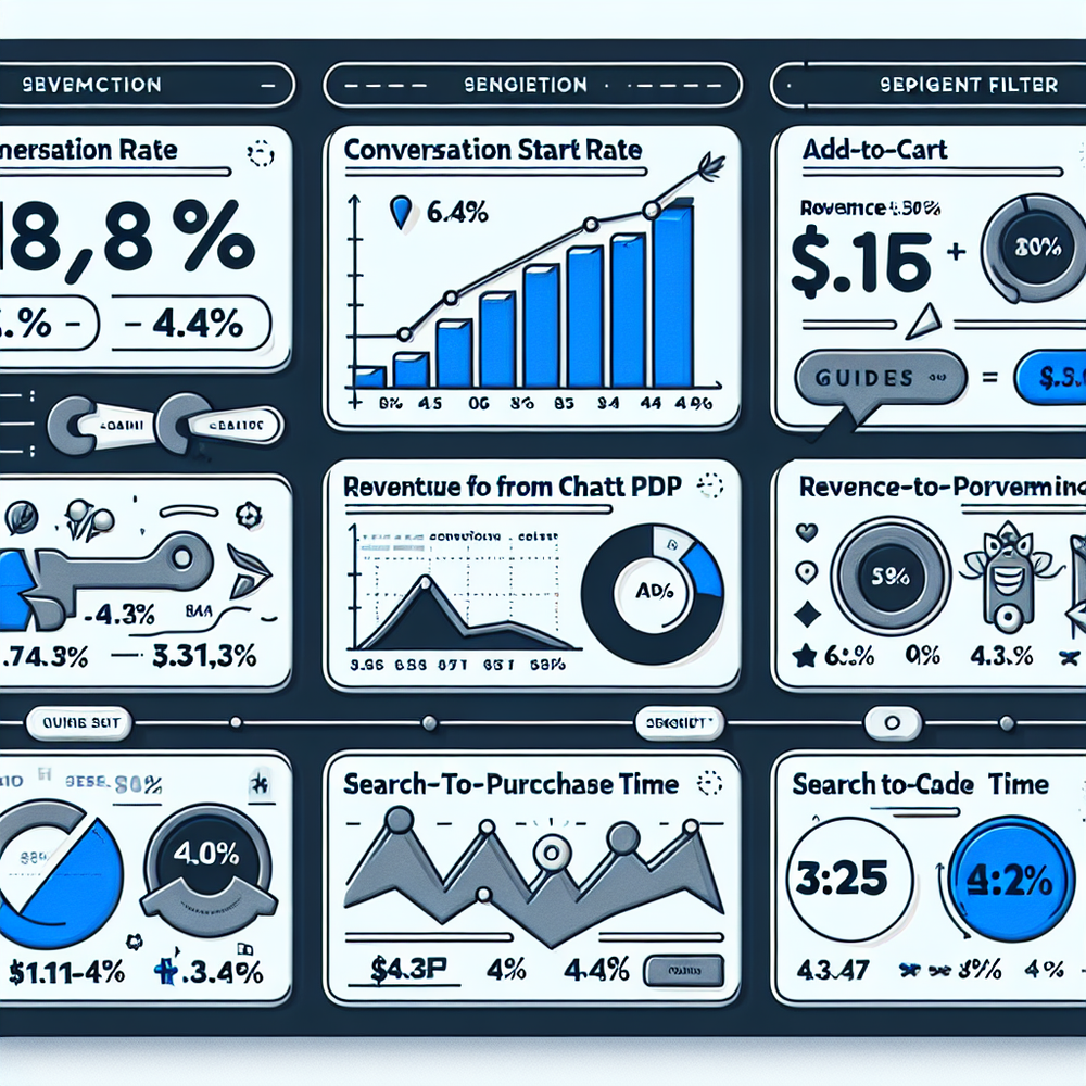 Performance dashboard highlighting conversation engagement and revenue lift.