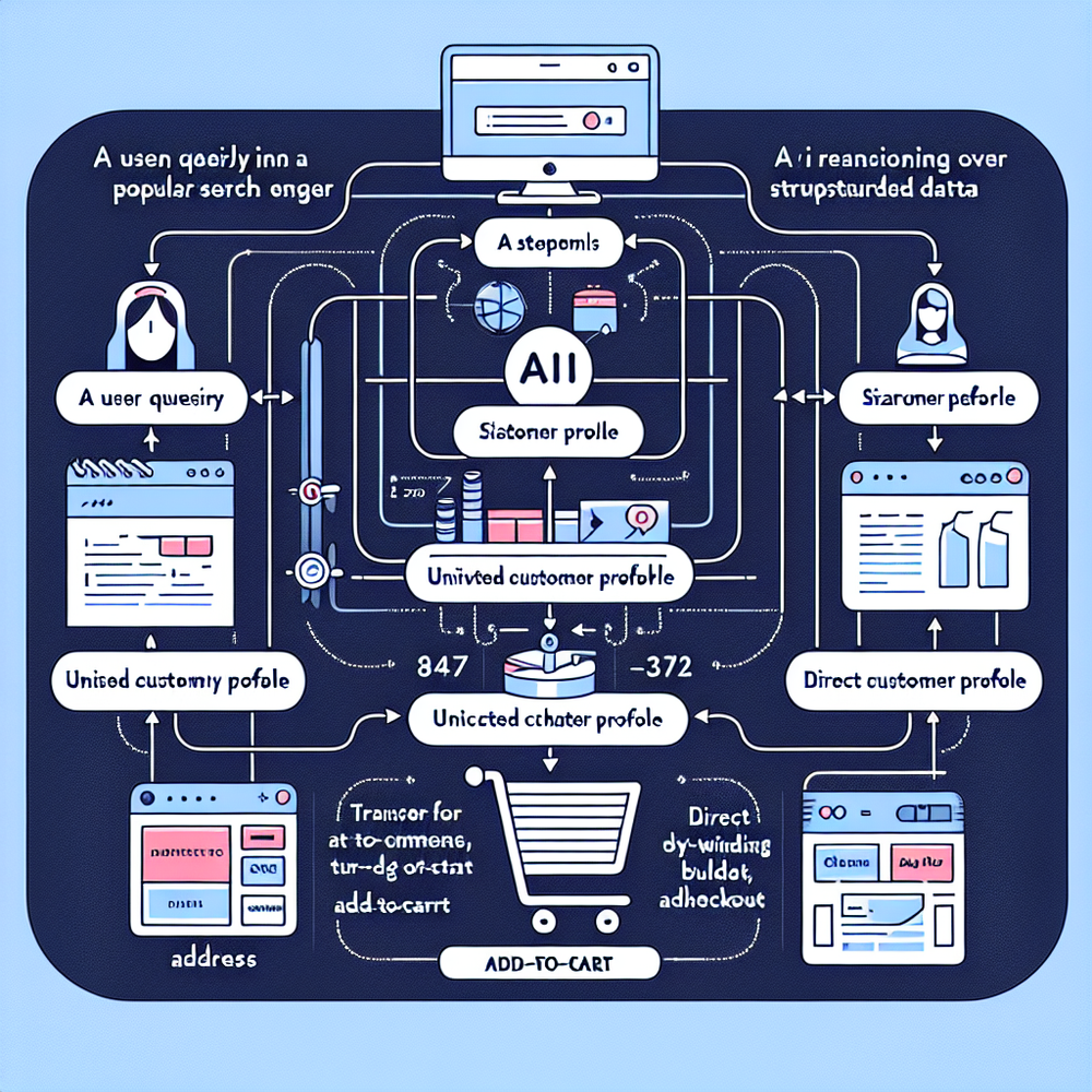 Diagram of Google AI Shopping Agent applying UCP and handing off to a Brambles-powered site
