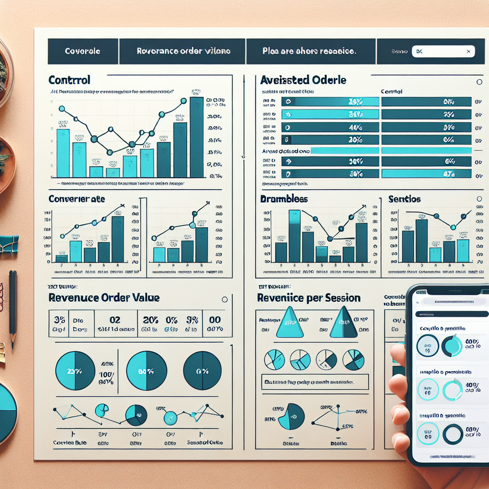 A/B test report highlighting conversion and revenue uplifts from Brambles.