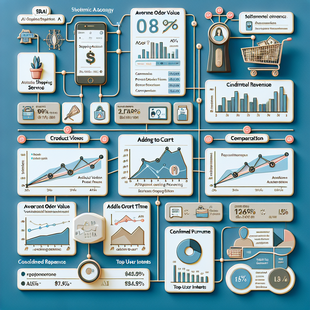 Assistant performance dashboard visualizing funnel, KPIs, and cohort lift.