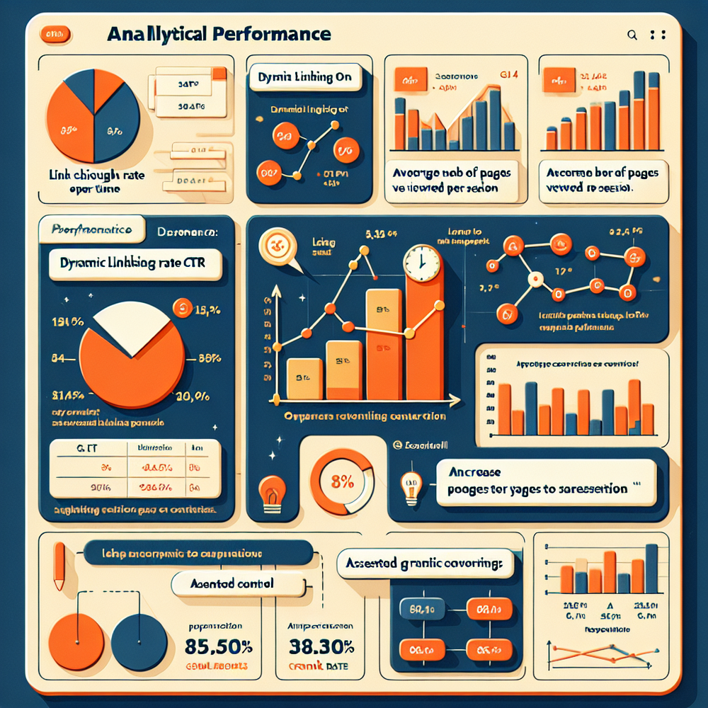 Analytics view of internal link performance and revenue impact