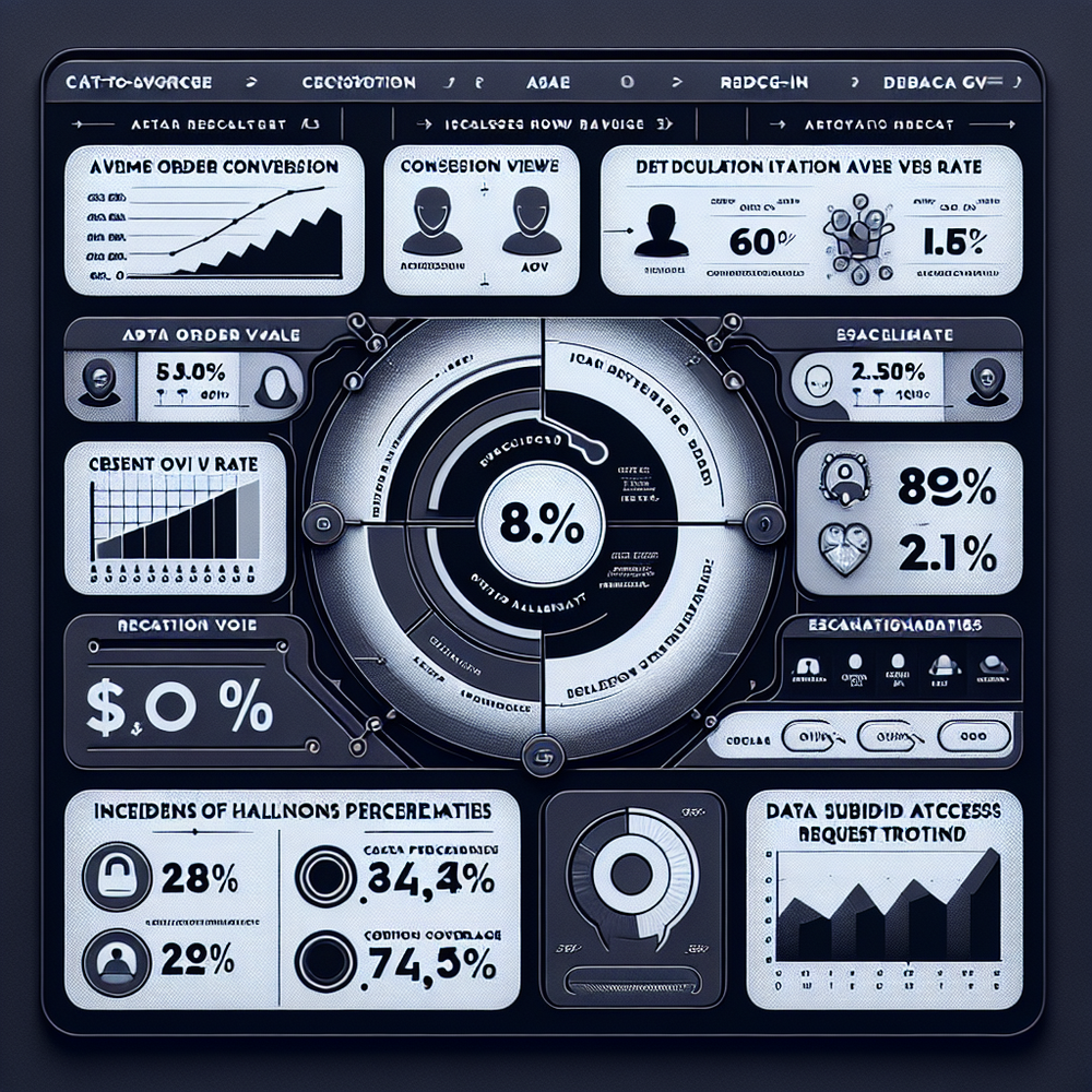 Compliance and revenue KPI dashboard for AI shopping agents