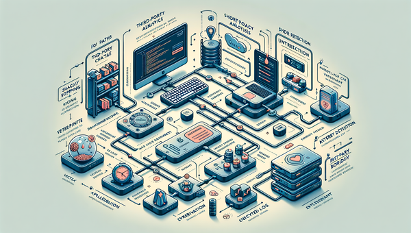 Diagram contrasting unsafe data sprawl with a first‑party, redacted agentic commerce flow.