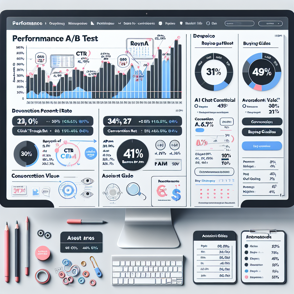 Performance dashboard comparing banners to AI chat contextual ads with key KPIs