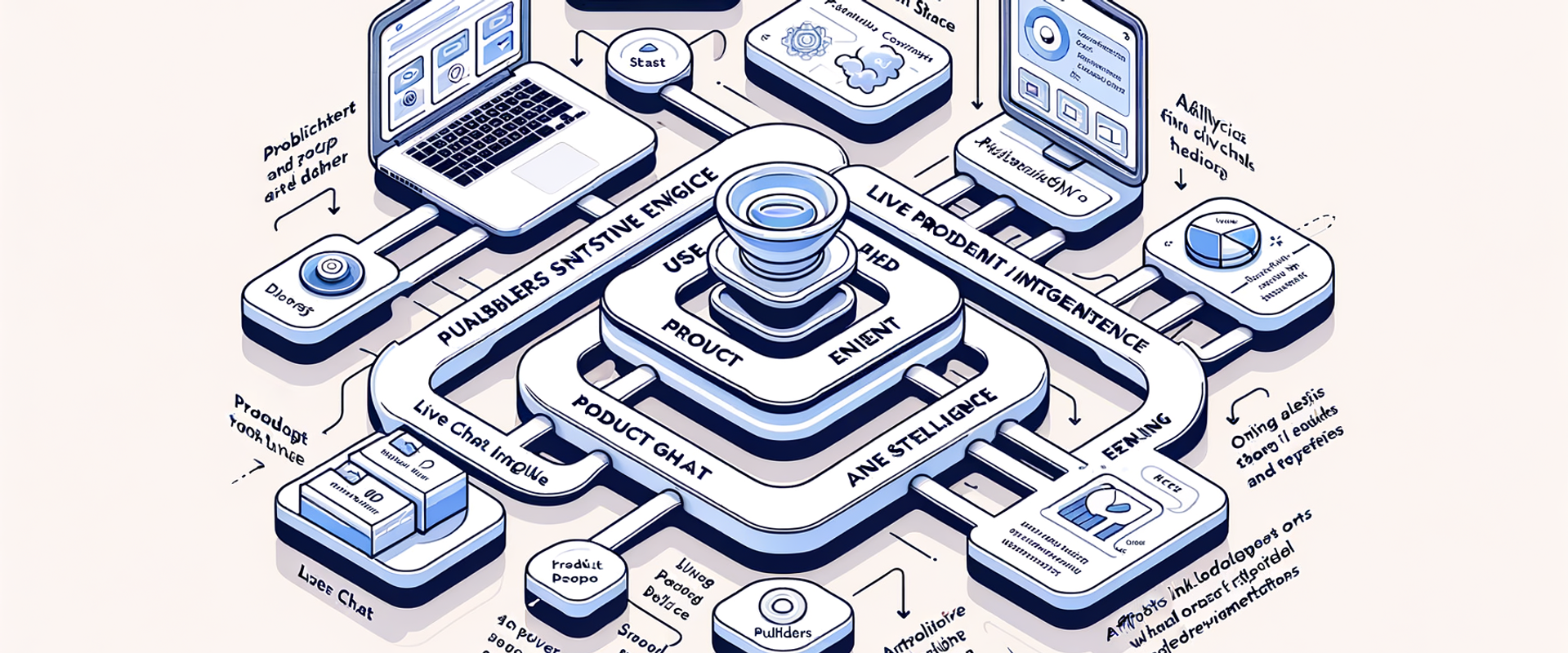Architecture of an AI affiliate engine mapping reader intent to a 1B+ product graph, generating affiliate links, and rendering contextual UI with analytics.