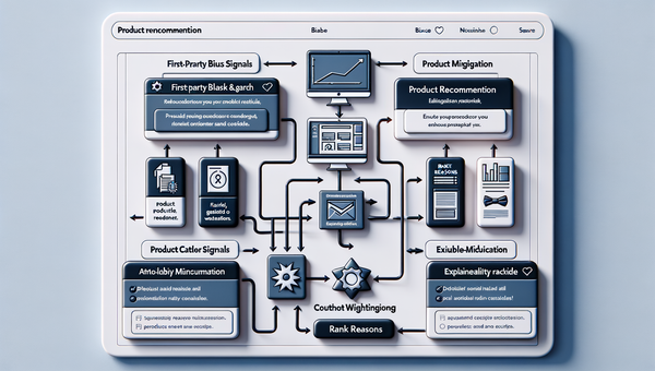 Diagram of AI shopping flow with bias mitigation and explainability modules.