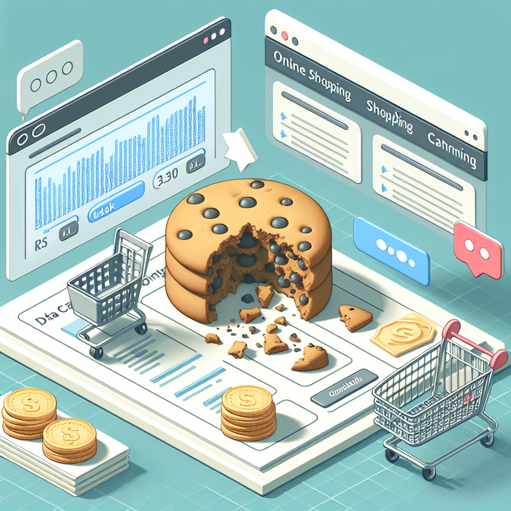 Illustration of cookies fading while on‑site shopping and chat emerge.