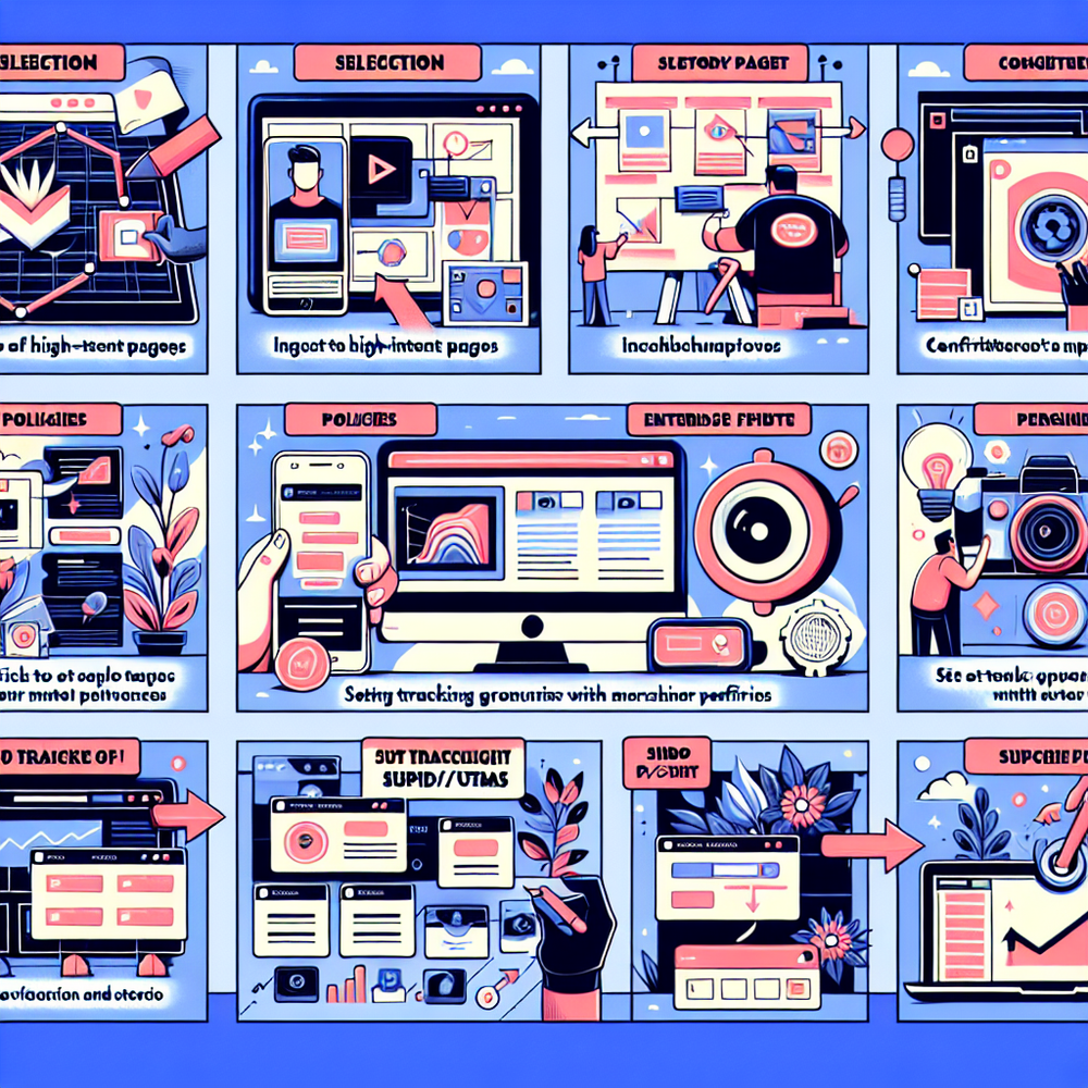 Storyboard illustrating the steps to implement conversational commerce on a publisher site.