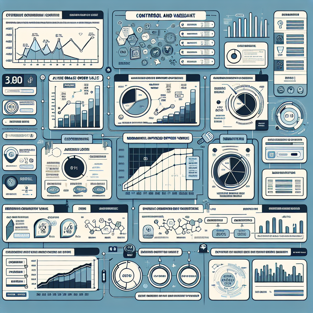 KPI dashboard illustrating CVR, AOV, RPM, and control vs. agentic variant performance.