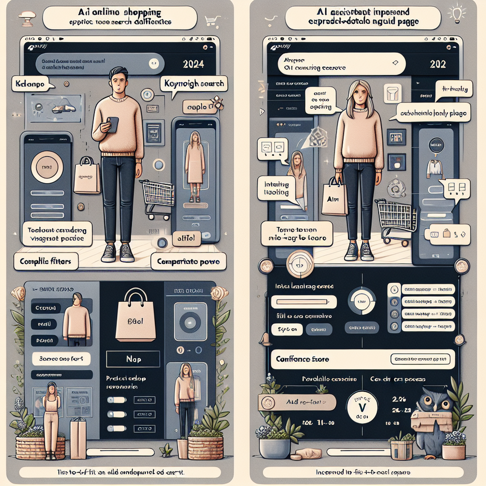 Storyboard: 2024 friction vs. 2026 agentic assistant on Shopify