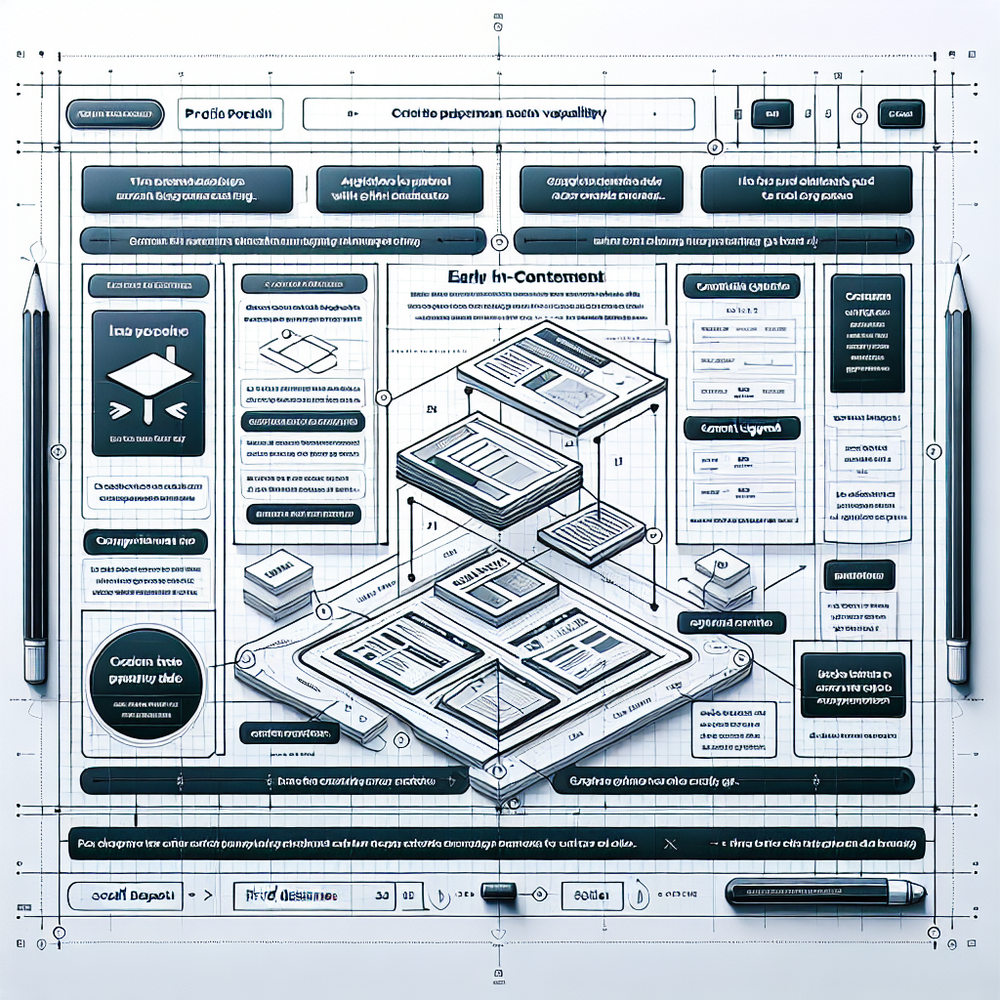 Wireframe showing high-performing blog layout with comparison table, content upgrade, and a single sticky CTA.