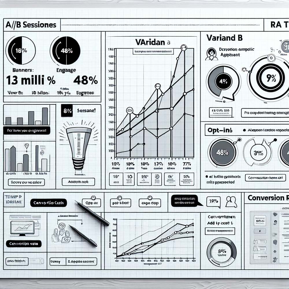 Analytics view comparing banner RPM vs agentic assistant RPM with engagement and conversion funnel.