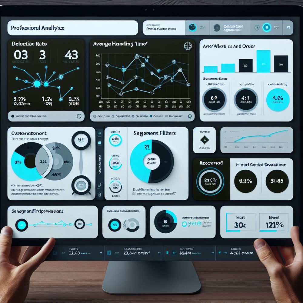 Support analytics view tracking deflection, AHT, CSAT, and revenue