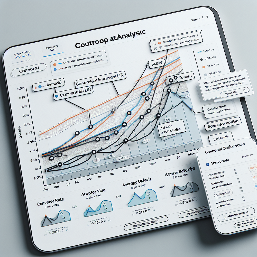 Cohort chart comparing control and chat-assisted performance over time with lift annotations.