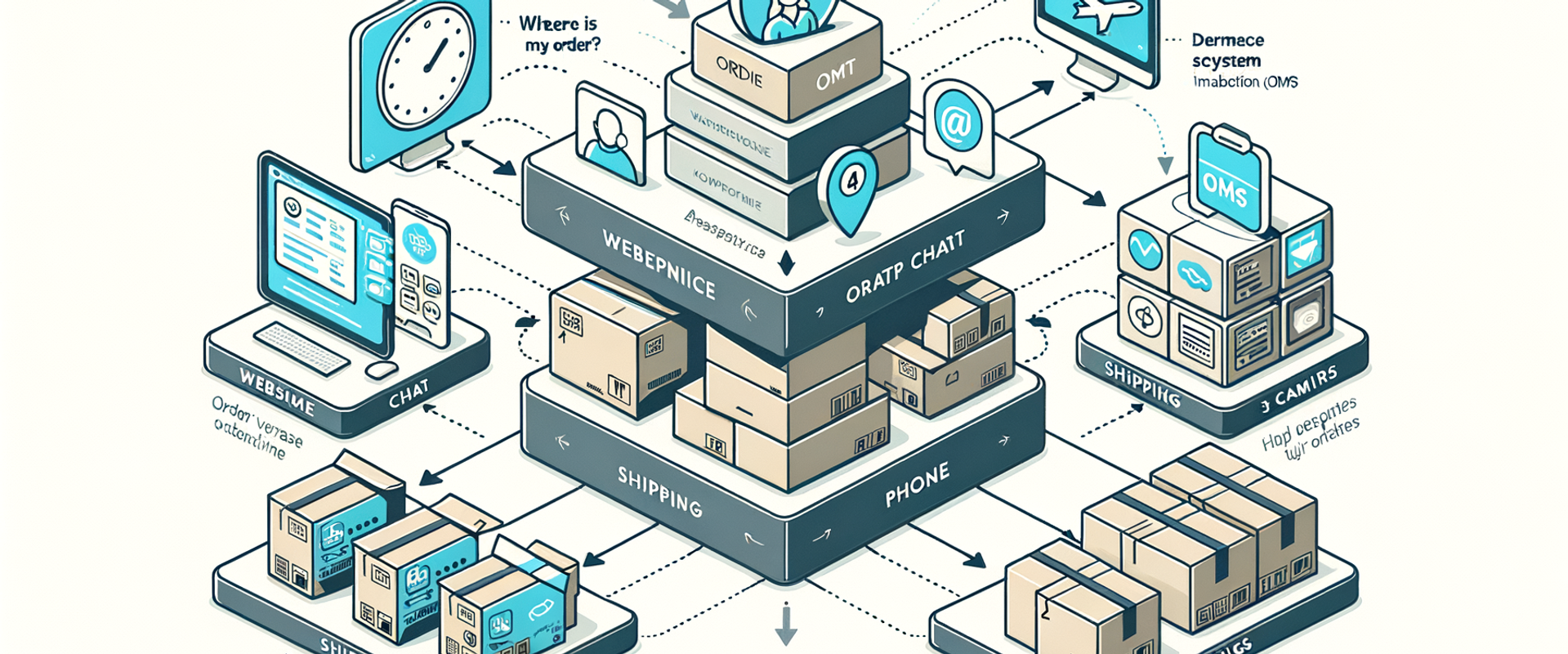 Diagram of the fragmented support stack causing WISMO overload