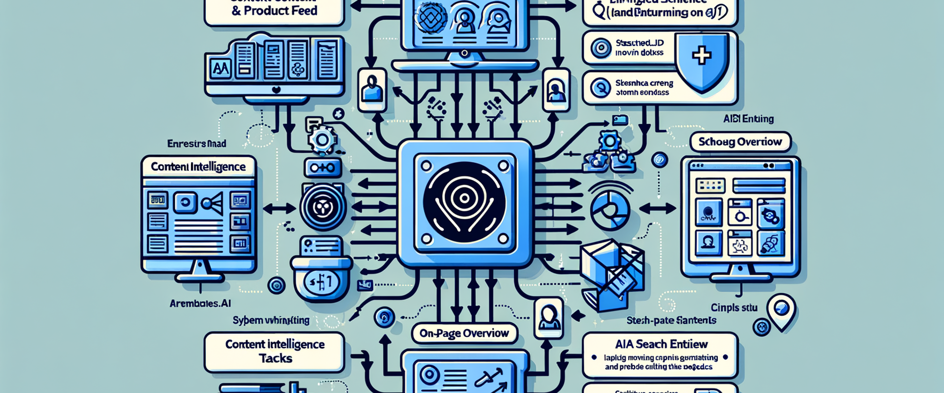 Diagram of Brambles.ai’s indexing and Q&A pipeline feeding AI Overviews.