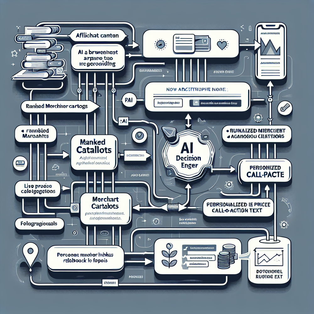 Architecture for AI-driven link selection and personalized CTAs.