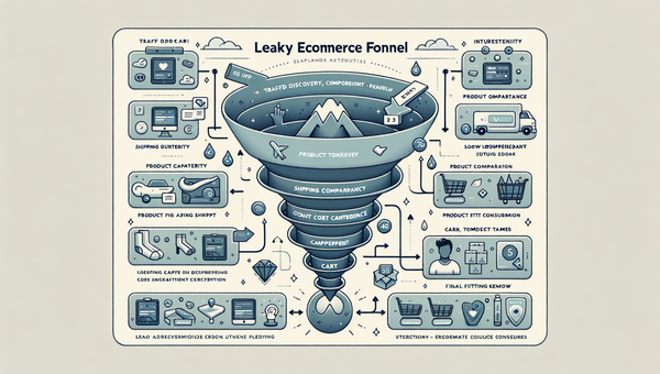 Leaky funnel diagram with agentic intervention points