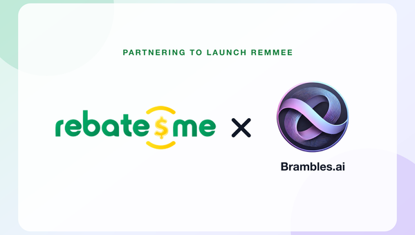 RebatesMe x Brambles.ai partnership lockup