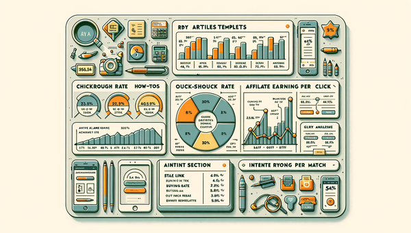 Content audit heatmap revealing CTR gaps and out-of-stock losses across existing articles.