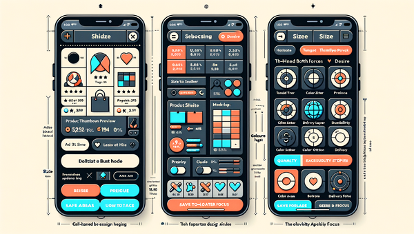 Annotated anatomy of a native bottom sheet for mobile ecommerce, highlighting key UX elements.