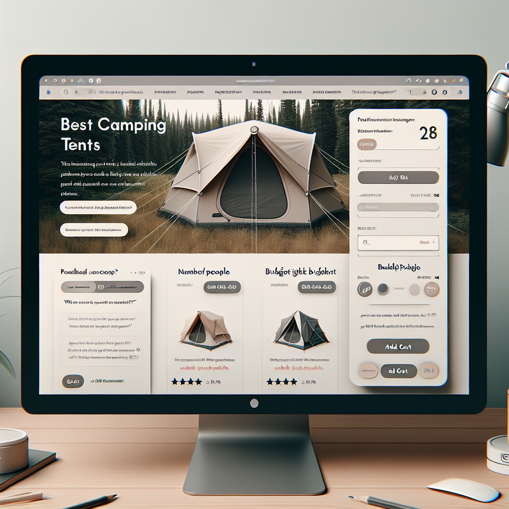Publisher article with embedded shopping agent presenting bundles and multi-retailer add-to-cart controls.