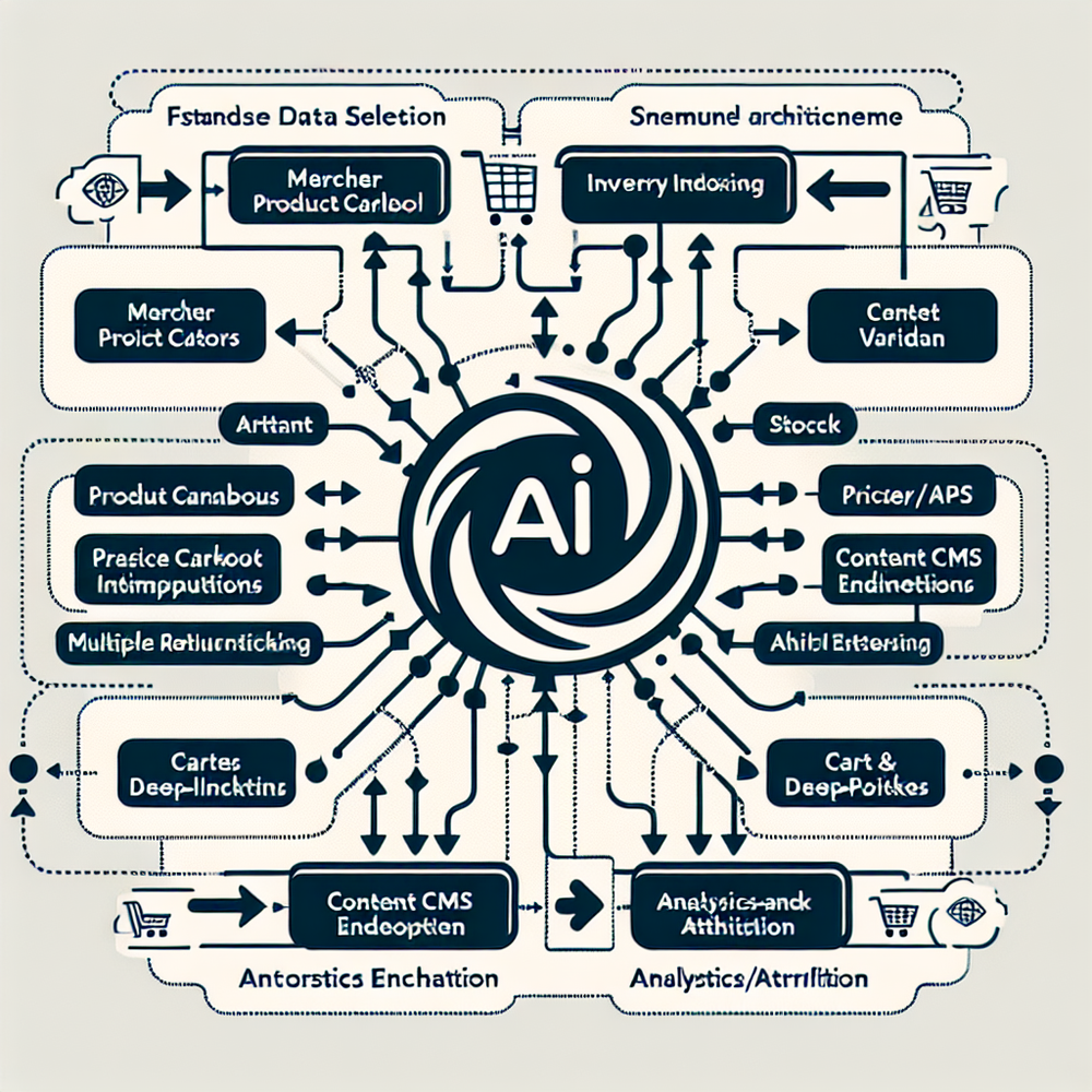 Architecture view of Brambles.ai linking discovery, catalog, and checkout endpoints.