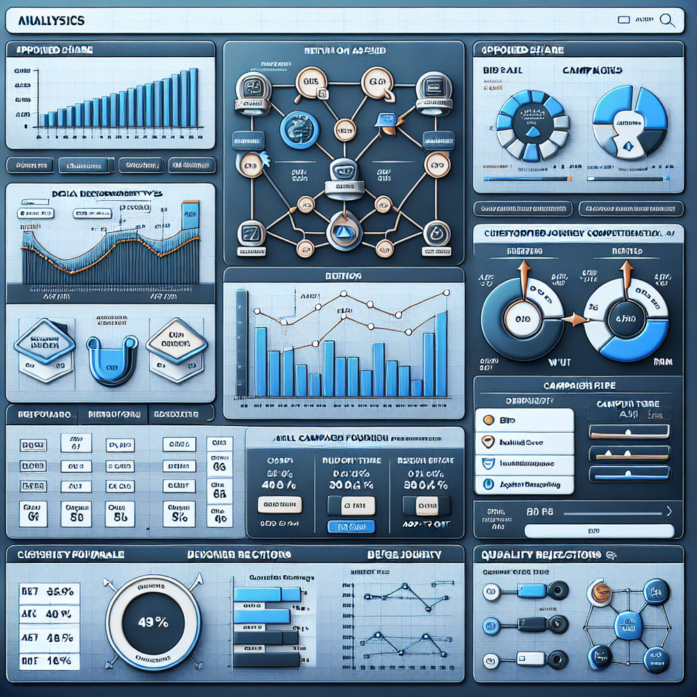 Retail media analytics dashboard showing performance and quality controls