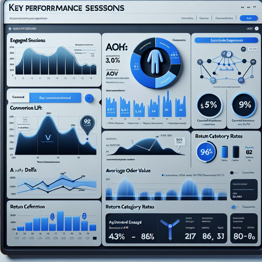 Assistant analytics: conversion, AOV, deflection, returns, latency