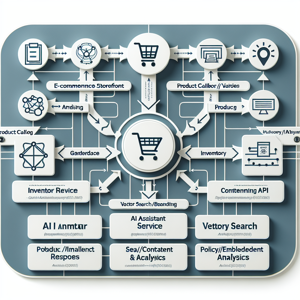 Architecture for a Shopify-aware AI assistant with RAG and real-time signals
