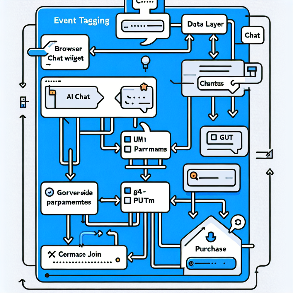 Event tagging architecture for AI chat assist tracking.