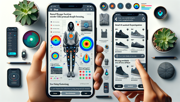 Annotated Shopify PDP with friction points and ideal AI assistant entry points