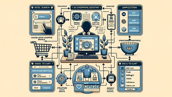 Diagram of Google AI Shopping Agent applying UCP and handing off to a Brambles-powered site