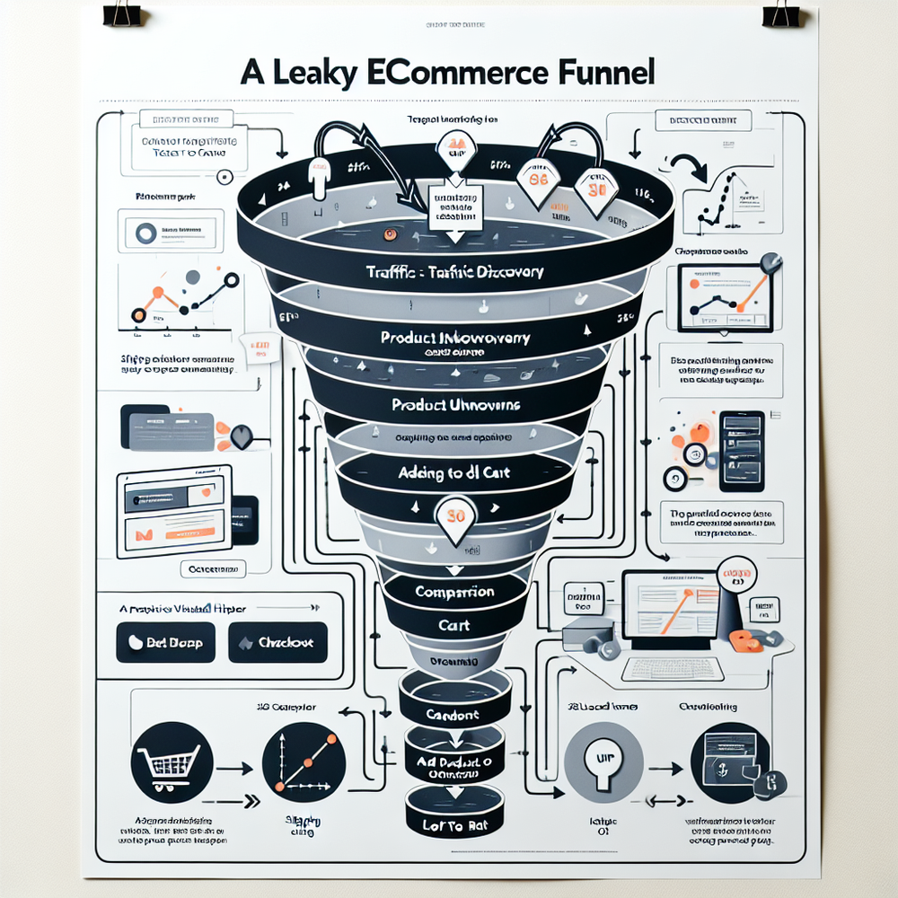 Leaky funnel diagram with agentic intervention points