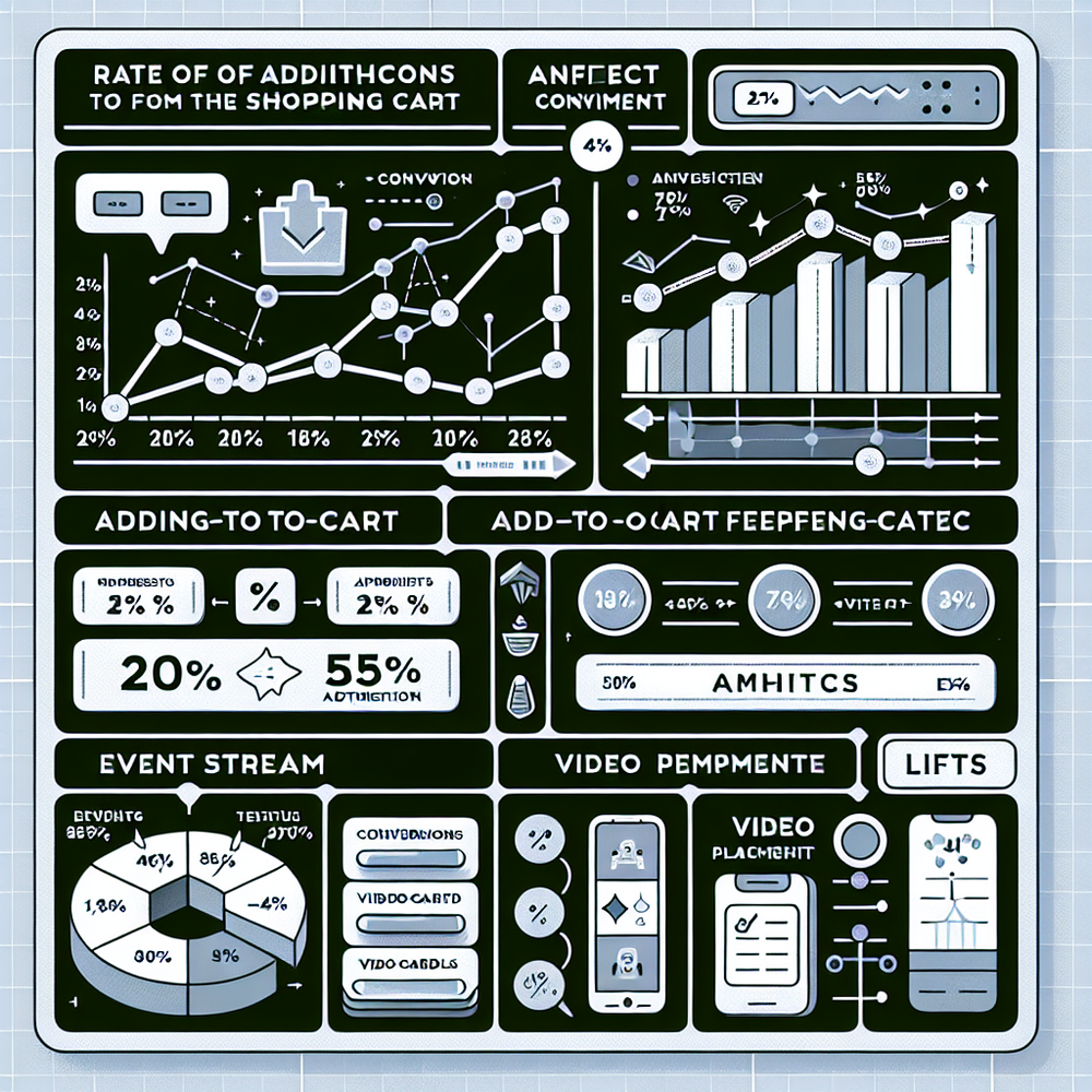 Dashboard measuring video-in-chat impact on conversion and revenue.