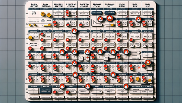 Marketing calendar audit showing conflicts and regional cultural hooks.