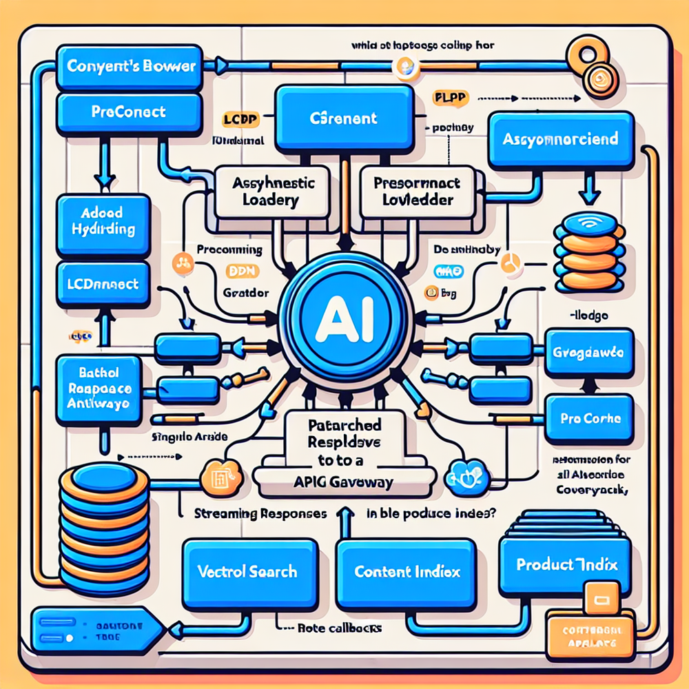 Architecture diagram of Brambles.ai async loader and edge streaming